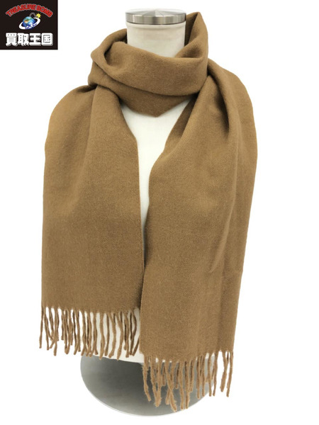 THE INOUE BROTHERS Brushed Scarf ザイノウエブラザーズ ブラッシュドスカーフ キャメル