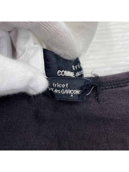 80S tricot COMME des GARCONS LSレイヤードシャツ