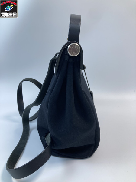 HERMES エルメス エールバッグアド PM バックパック リュック ハンドバック ブラック 