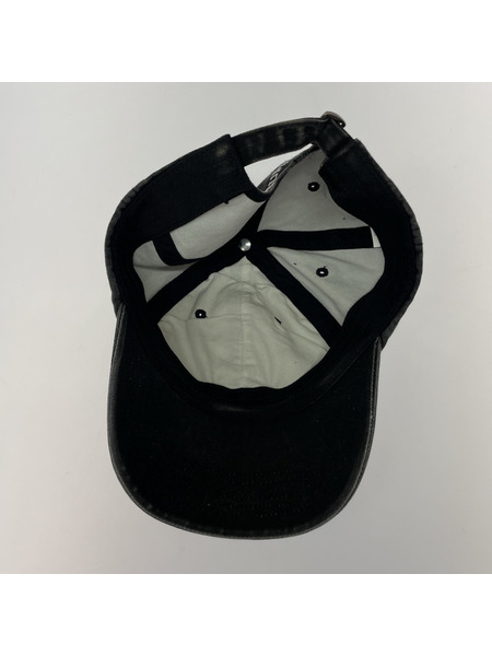 Supreme キャップ 25SS Pigment Coated S Logo 6-Panel 黒