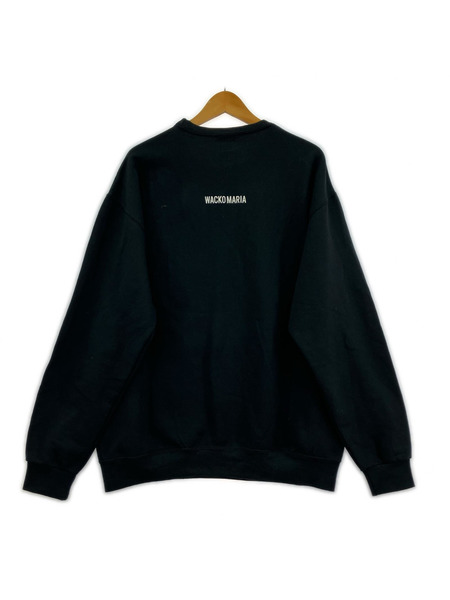 WACKO MARIA 長袖Tシャツ・カットソー ジョーカープリント スウェット 黒 (L)