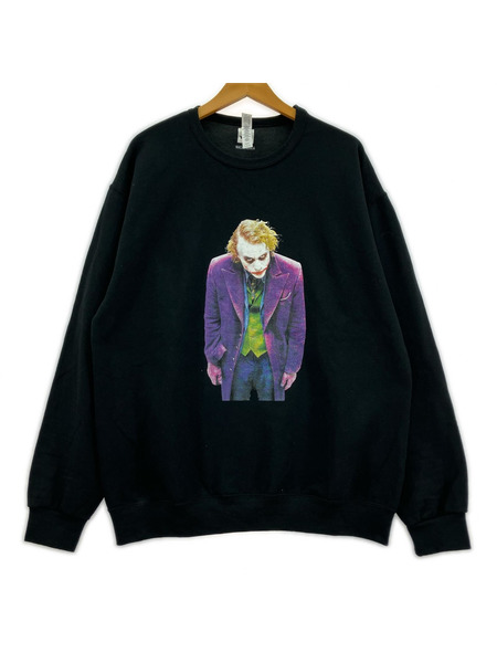 WACKO MARIA 長袖Tシャツ・カットソー ジョーカープリント スウェット 黒 (L)