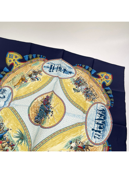 HERMES CAVALIERS PEULS カレ90 スカーフ