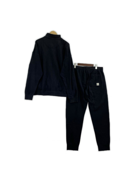 Paul Smith ハーフジップスウェット セットアップ 黒  (L)[値下]