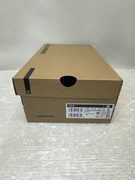 SALOMON XT-6 トレイルランニング 26.5 ブラック