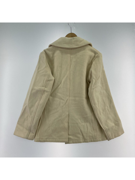 U.S.NAVY ウールPコート WHITE SIZE:36
