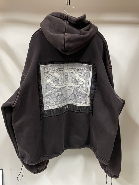 THUG CLUB DEVIL PEACE PATCH HOODIE 
