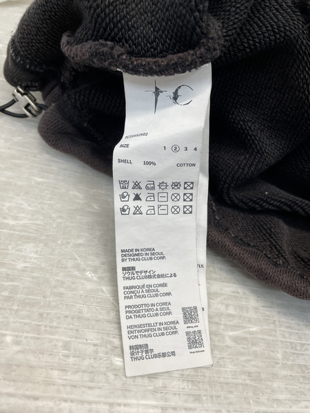 THUG CLUB DEVIL PEACE PATCH HOODIE 