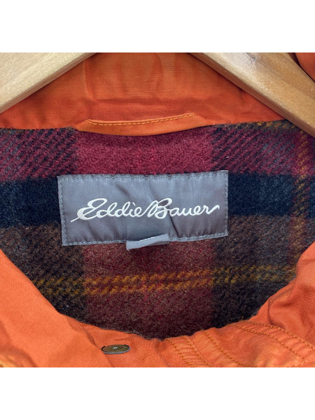 Eddie Bauer マウンテンパーカ 裏ブランケット マウンテンパーカー オレンジ