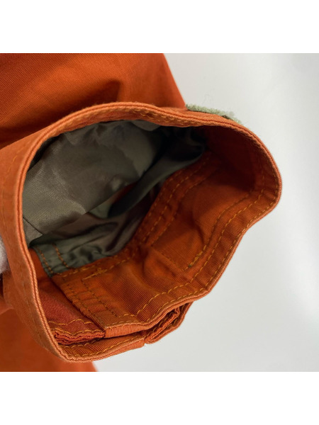 Eddie Bauer マウンテンパーカ 裏ブランケット マウンテンパーカー オレンジ