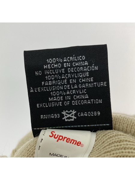 Supreme ニットキャップ ベージュ