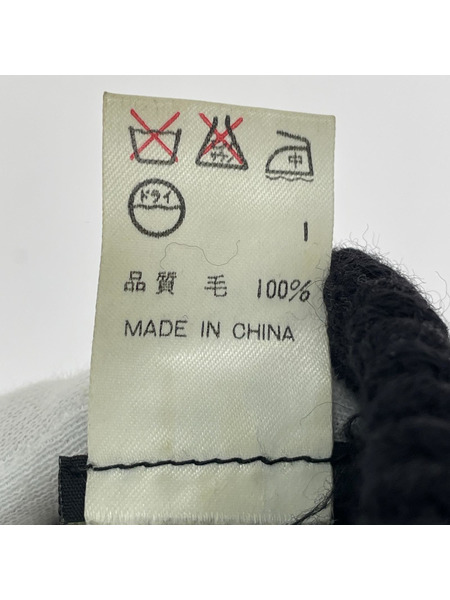 JEAN-PAUL GAULTIER ニットキャップ ビーニー/黒