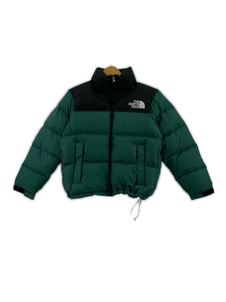 THE NORTH FACE ダウンジャケット SHORT NUPTSE JKT (M) 緑