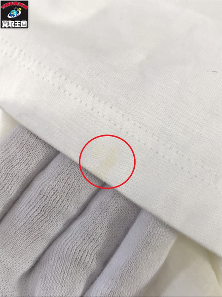 PRADA バンダナ付きオーバージャージーTシャツ 白