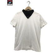 PRADA バンダナ付きオーバージャージーTシャツ 白