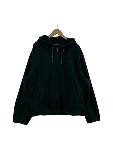 POLO RALPH LAUREN 90s USA製 フリースジップッパーカー (XL)