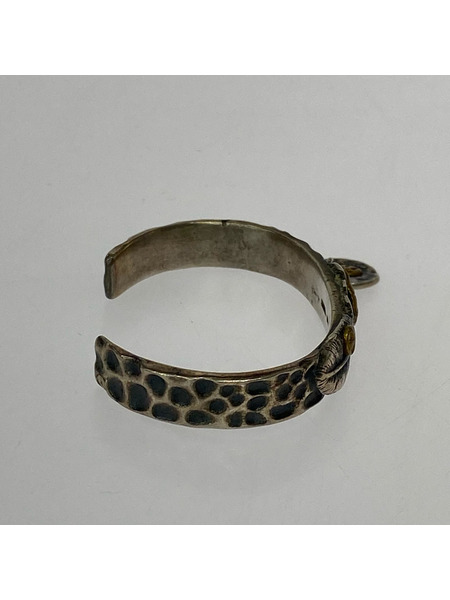 ブレスレット・バングル 925 フェザー チャーム付キ バングル