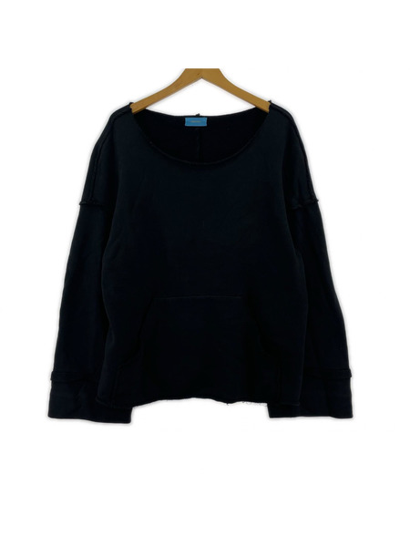 UNDERCOVER 18SS インサイドアウト リバースシームスウェット 2 黒 UCT1804