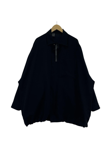 N.HOOLYWOOD 長袖シャツ ZIPUP SHIRT 黒 (38)｜商品番号
