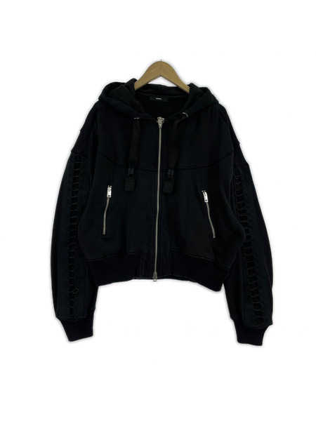 DIESEL ジャケット ジップブルゾン/黒