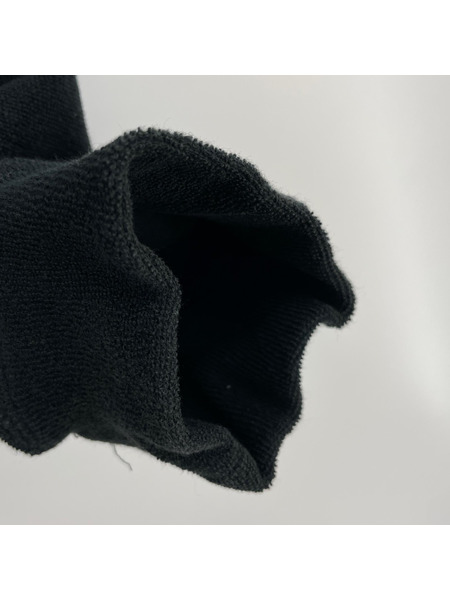 STUSSY パーカー パイル地パーカー/ブラック