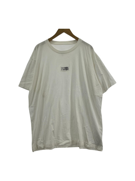MM6 ロゴTシャツ L ホワイト[値下]｜商品番号：2100220567531