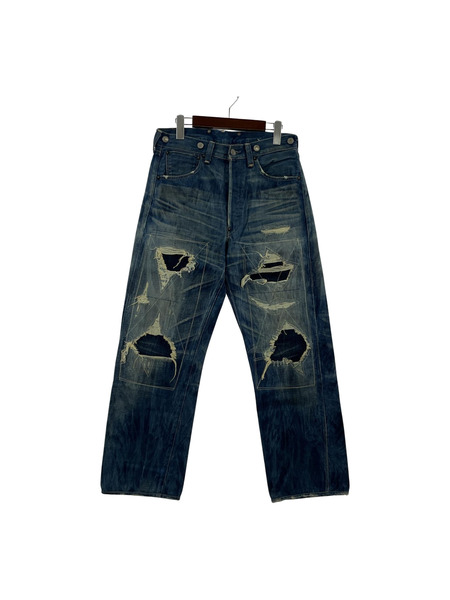 Levi's デニム・ジーンズ LVC 501xx 1933モデル ダメージ加工