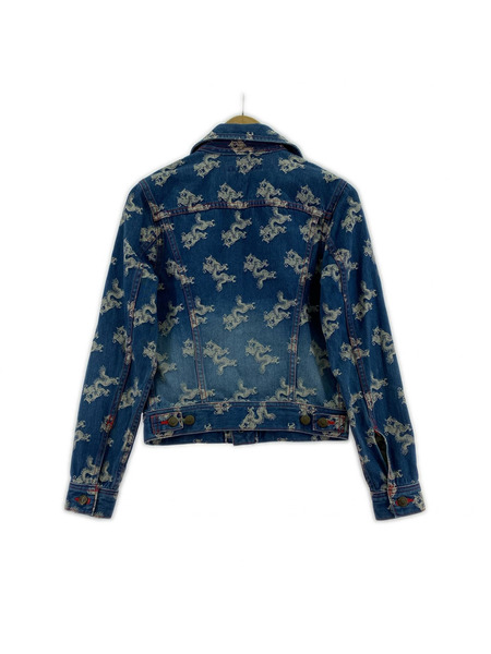 VIVIENNE TAM デニムジャケット ドラゴンジャガード