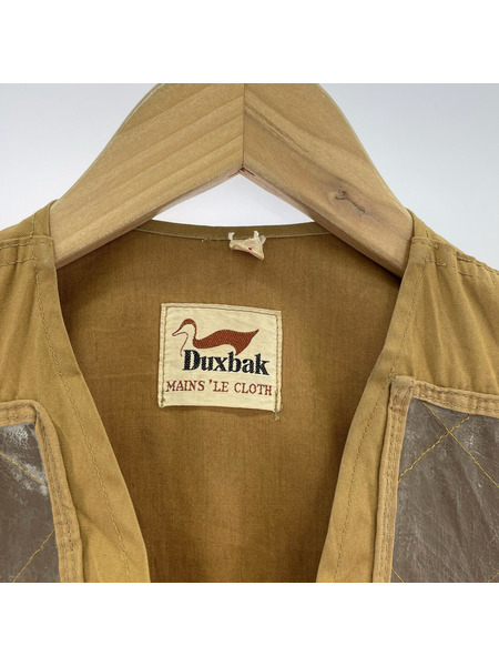 duxbak ハンティング ベスト ベージュ (M)