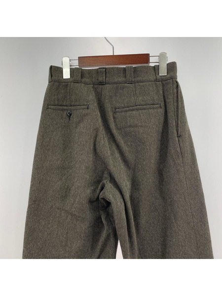 Taiga Takahashi Lot.201 Work Trousers 30 ブラウン MELANGE BROWN