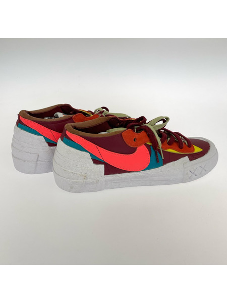 NIKE スニーカー ×sacai × KAWS BLAZER LOW TEAM RED 29.0cm
