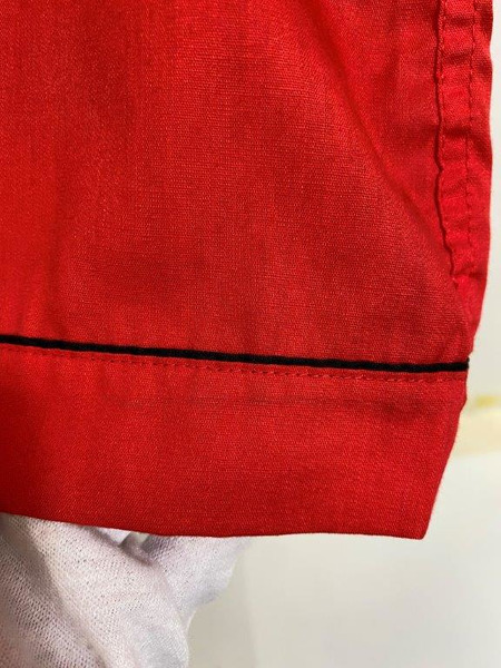 Hilton 60s~ ボーリングシャツ (34) RED Levisプリント[値下]