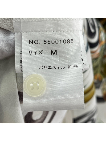 長袖シャツ &ellecy トラ&ドラゴン柄 sizeM