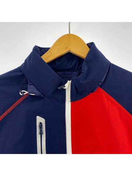 POLO RALPH LAUREN ジャケット RLX ジップジャケット 赤 紺 (M)