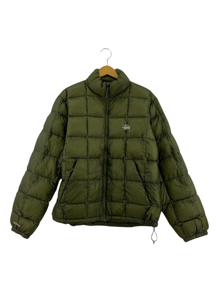 STUSSY ダウンジャケット MIDWEIGHT PUFFER 緑 M