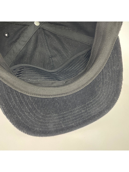 Supreme キャップ 24SS Champagne Corduroy 黒