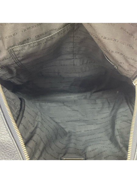 GIORGIO ARMANI レザーバックパック 紺