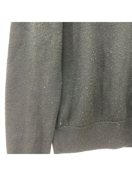 GIVENCHY 刺繍クルーネックニット L 黒 BM90TW4YLC