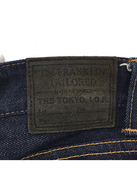 デニム・ジーンズ THE FRANKLIN TAILORED レザー切替 デニムパンツ[値下]