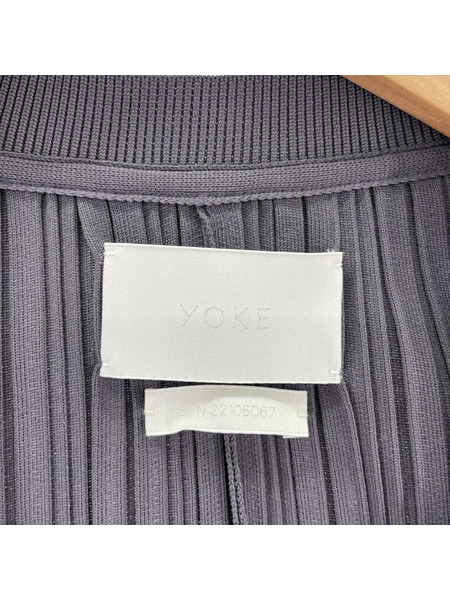 YOKE 22SS Pleated Knit Cardigan プリーツカーディガン 2 YK22SS0358S[値下]