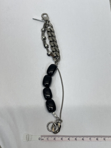 DRIES VAN NOTEN Stone chain bracelet コンビブレスレット