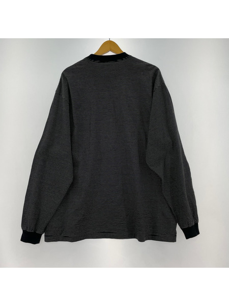 長袖Tシャツ・カットソー The Ennoy Professional ボーダー ブラック