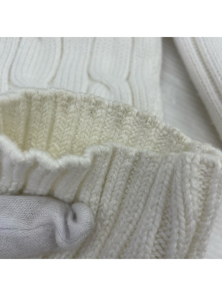 Supreme ニット・セーター ×LACOSTE Tennis Sweater WHT (M)[値下]