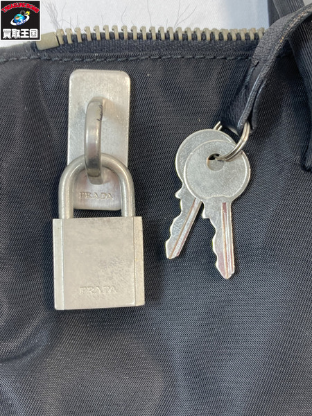 PRADA プラダ ハンドバッグ ナイロン ブラック 