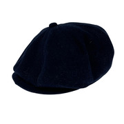 STUSSY キャップ WOOL NEWSBOY CAP 紺