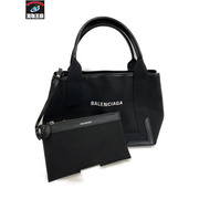 トートバッグ ネイビーカバスS ブラック