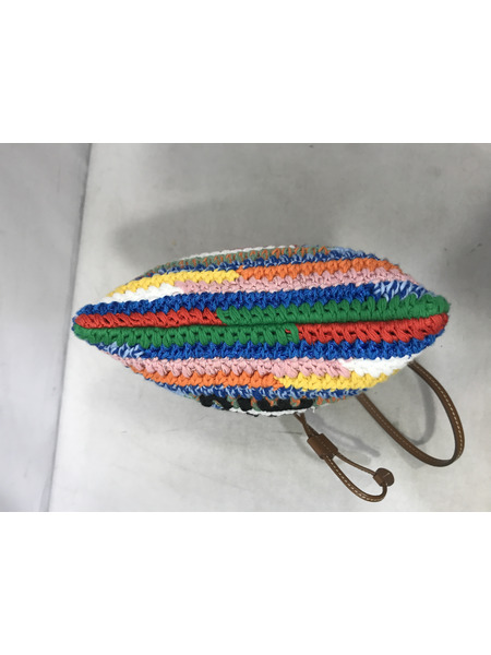 ハンドバッグ miu miu クロシェ/マルチカラーリバーシブルバッグ