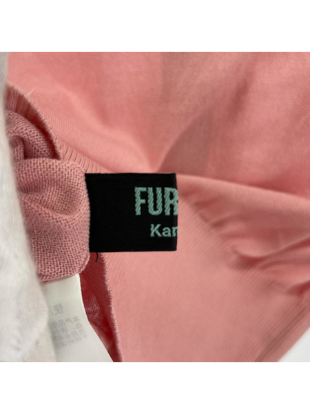 FURFUR/ニットカーディガン/チェリー/ラインストーン/PNK/ONE