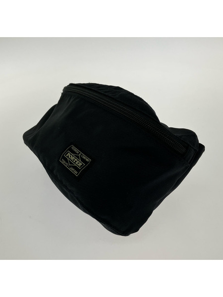 PORTER ROUND WAIST BAG 黒 808-06863