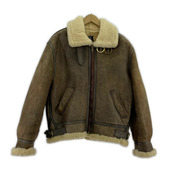 OLD・VINTAGE レザージャケット US.SHEEPSKIN B-3 (M) 茶